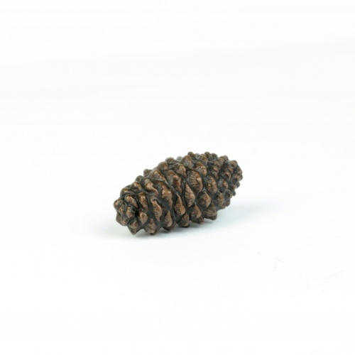 Miniature Bronze Pine Cone Sculpture
